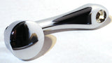 Chrome Die-Cast Window Crank With 3/8 Square Adapter - Plain UP#24028 Each