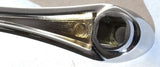 Chrome Die-Cast Window Crank With 3/8 Square Adapter - Plain UP#24028 Each