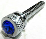 Fits Freightliner Blue Jewel Dash Screws Chrome 1.5" Tall UP#24052 - Set of 2