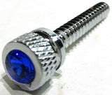 Fits Freightliner Blue Jewel Dash Screws Chrome 1.5" Tall UP#24052 - Set of 2