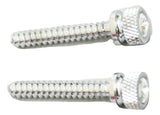 Dash Screws for Freightliner Clear Jewel Chrome 1 1/2" Tall UP#24053 Set of 6