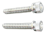 Dash Screws for Freightliner Clear Jewel Chrome 1 1/2" Tall UP#24053 Set of 6