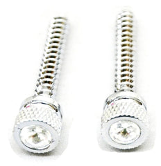 Dash Screws for Freightliner Clear Jewel Chrome 1 1/2" Tall UP#24053 Set of 2
