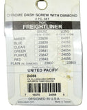 Dash Screws for Freightliner Purple Jewel Chrome 1 1/2" Tall UP#24055 Set of 6