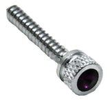 Dash Screws for Freightliner Purple Jewel Chrome 1 1/2" Tall UP#24055 Set of 6