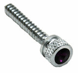 Dash Screws for Freightliner Purple Jewel Chrome 1 1/2" Tall UP#24055 Set of 2