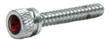 Dash Screws for Freightliner Red Jewel Chrome 1 1/2" Tall UP#24056 Set of 6