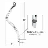 Clutch Pedal Arm for Peterbilt 378 (1988-2007) 379 (1987-2007) Chrome UP#24101