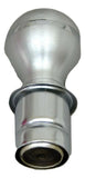 Deluxe Cigarette Lighter Knob W/ Blue LEDs Chrome 7/8" Heating Element UP#28466