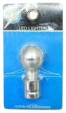 Deluxe Cigarette Lighter Knob W/ Blue LEDs Chrome 7/8" Heating Element UP#28466