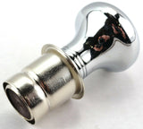 Deluxe Lighter Knob & Heat Element Without Sticker Chrome 7/8" Socket UP#28485