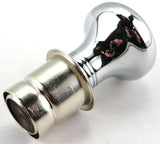 Deluxe Lighter Knob & Heat Element Without Sticker Chrome 7/8" Socket UP#28485