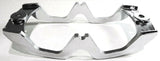 Lens Guards for Kenworth Tiger/Cat Eye Double Bubble Light Chrome UP#30001B Pair