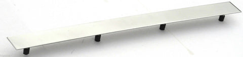 Top Rear Mud Flap Plate/Weight 24" X 2" Chrome 4 Stud Mount GG#30018 Each