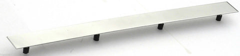 Top Rear Mud Flap Plate/Weight 24" X 2" Chrome 4 Stud Mount GG#30018 Each
