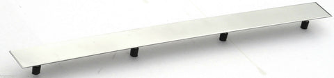 Top Rear Mud Flap Plate/Weight 24" X 2" Chrome 4 Stud Mount GG#30018 Each