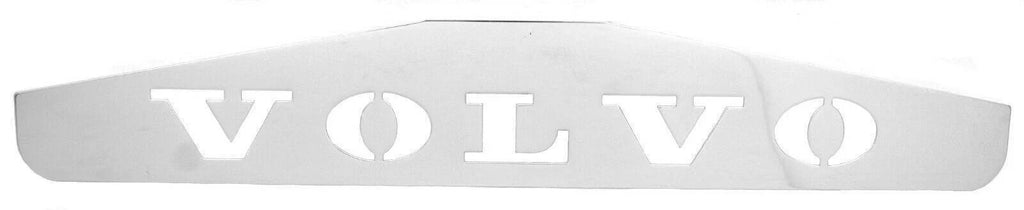 Volvo Cutout Rear Mud Flap Plate/Weight 24"x 4 Chrome 3 Stud Mount GG#30045 Each