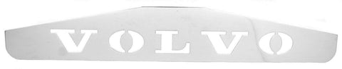 Volvo Cutout Rear Mud Flap Plate/Weight 24"x 4 Chrome 3 Stud Mount GG#30045 Each