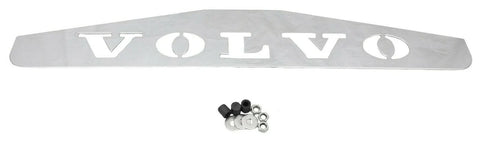 Volvo Cutout Rear Mud Flap Plate/Weight 24"x 4 Chrome 3 Stud Mount GG#30045 Pair