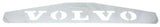 Volvo Cutout Rear Mud Flap Plate/Weight 24"x 4 Chrome 3 Stud Mount GG#30045 Pair