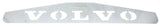 Volvo Cutout Rear Mud Flap Plate/Weight 24"x 4 Chrome 3 Stud Mount GG#30045 Pair