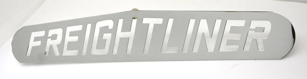 Rear Bottom Mudflap Plate 24” X4” for Freightliner Stud Mnt Chrome GG#30060 Each