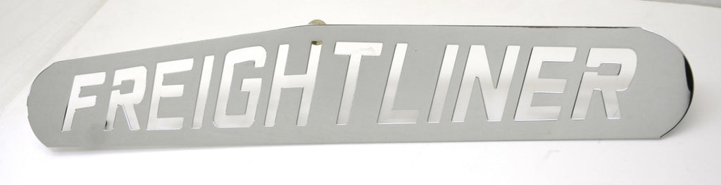 Rear Bottom Mudflap Plate 24” X4” for Freightliner Stud Mnt Chrome GG#30060 Each