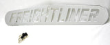 Rear Bottom Mudflap Plate 24” X4” for Freightliner Stud Mnt Chrome GG#30060 Each