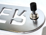 Rear Mud Flap Plate/Weight for Freightliner Cutout 4X24 Stud Mount GG30060 Pair