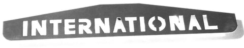 Mudflap Plate 4x24” for International IHC Trucks Chrome Stud Mount GG#30090 Each