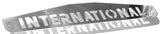 Mudflap Plates 4x24” for International IHC Trucks Chrome Stud Mount GG30090 Pair