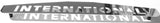 Mudflap Plates 4x24” for International IHC Trucks Chrome Stud Mount GG30090 Pair