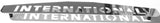 Mudflap Plates 4x24” for International IHC Trucks Chrome Stud Mount GG30090 Pair
