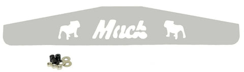 Rear Mud Flap Plate/Weight With Cutouts 4" X 24" Chrome Stud Mount GG#30100 Each
