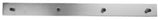 Rear Mud Flap Top Plate/Weight 24" X 2" Bolt-On Chrome Plated GG#30150 Each