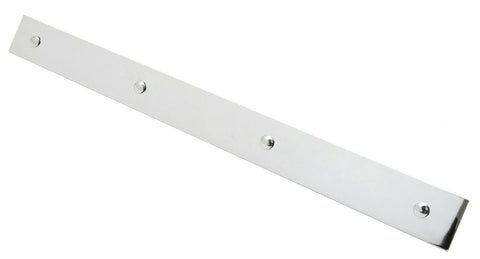 Rear Mud Flap Top Plate/Weight 24" X 2" Bolt-On Chrome Plated GG#30150 Each