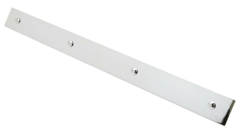 Rear Mud Flap Top Plate/Weight 24" X 2" Bolt-On Chrome Plated GG#30150 Each