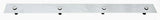 Mud Flap Plate Top 24' Wide x 2' Tall Stainless Steel Bolt on GG#30151 Each