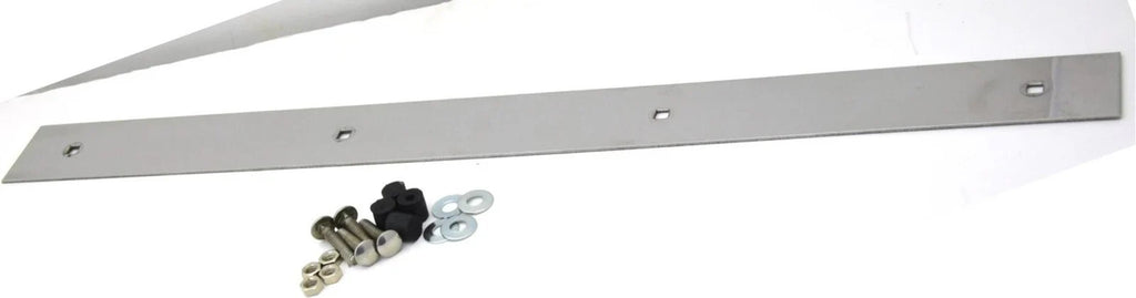 Mud Flap Plates Top 24' Wide x 2' Tall Stainless Steel Bolt on GG#30151 Pair