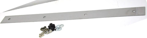 Mud Flap Plates Top 24' Wide x 2' Tall Stainless Steel Bolt on GG#30151 Pair
