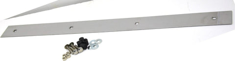 Mud Flap Plates Top 24' Wide x 2' Tall Stainless Steel Bolt on GG#30151 Pair