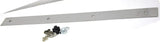 Mud Flap Plates Top 24' Wide x 2' Tall Stainless Steel Bolt on GG#30151 Pair