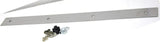 Mud Flap Plates Top 24' Wide x 2' Tall Stainless Steel Bolt on GG#30151 Pair