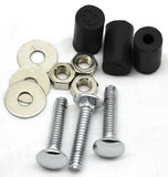 Rear Bottom Mud Flap Plate/Weight Hardware Chrome 3 Hole GG#30160-PKG of 3 Bolts