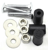 Rear Bottom Mud Flap Plate/Weight Hardware Chrome 3 Hole GG#30160-PKG of 3 Bolts