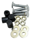 Top Rear Mud Flap Plate/Weight Bolt-On Mounting Kit Chrome 4 Hole GG#30161 Each