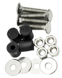 Rear Top Mud Flap Plate/Weight Bolt-on Mounting Kit Stainless Steel GG30163 Each
