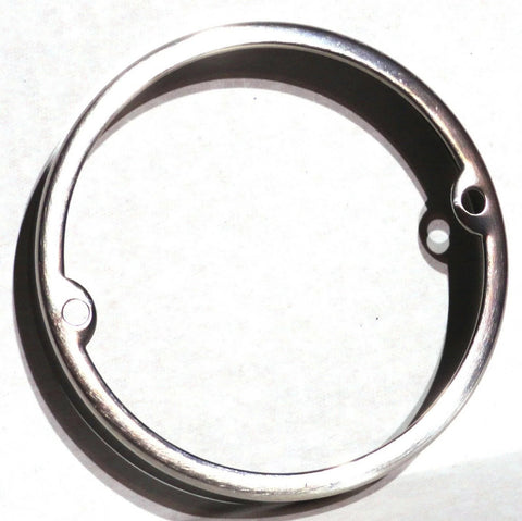 Light Bezel for Peterbilt Top of Cab Glass Lens 3” Stainless Steel UP#30304 Each