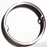 Light Bezel for Peterbilt Top of Cab Glass Lens 3” Stainless Steel UP#30304 Each
