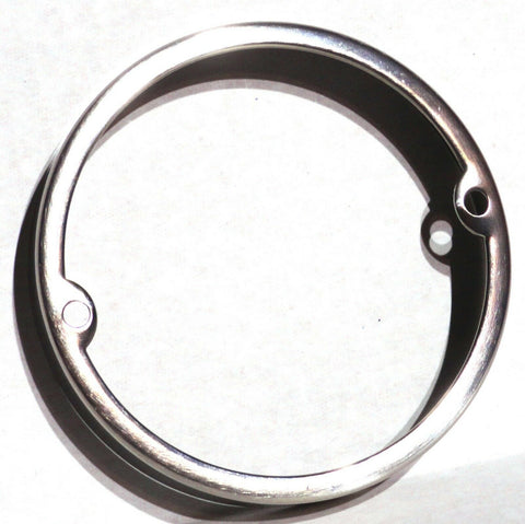 Light Bezel for Peterbilt Top of Cab Glass Lens 3” Stainless Steel UP#30304 Each